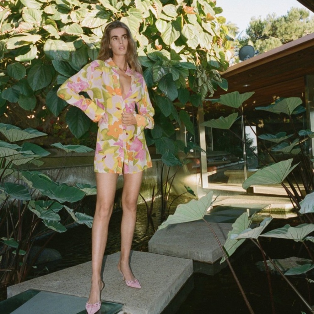 WITH JEAN Kelly Shirt Dress in ‘Tutti Frutti’